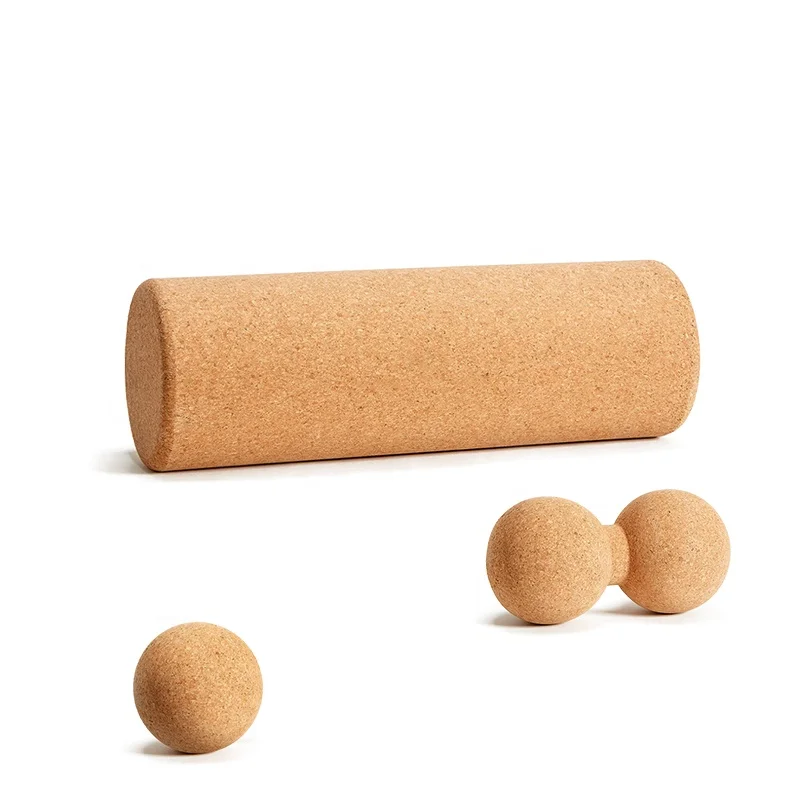 Factory Direct Eco Friendly Custom Logo Yoga Ball Cork Massage Ball