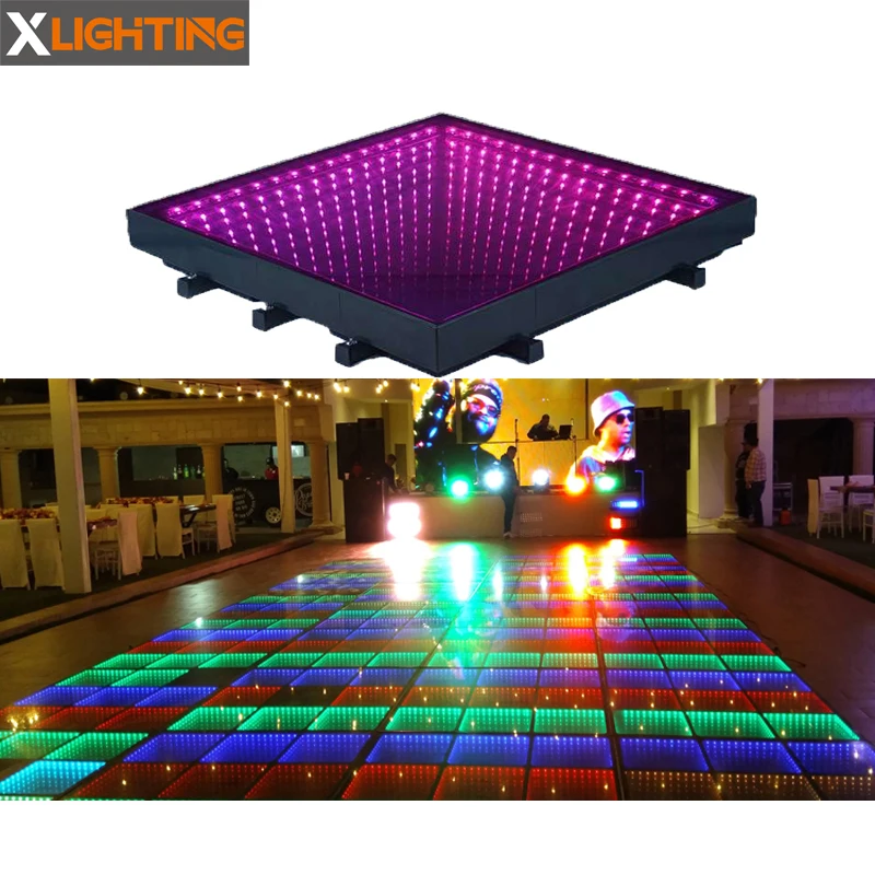 stage lights infinity led hologram 3d infinite led dance floor for decoration