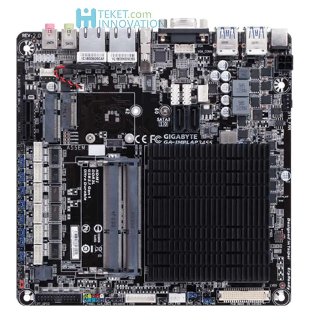 Для Gigabyte IMBLAP3450 IMBLAP3455 тонкая мини-ITX материнская плата Intel Celeron N3450 J3455 2 x Realtek GbE LAN 1