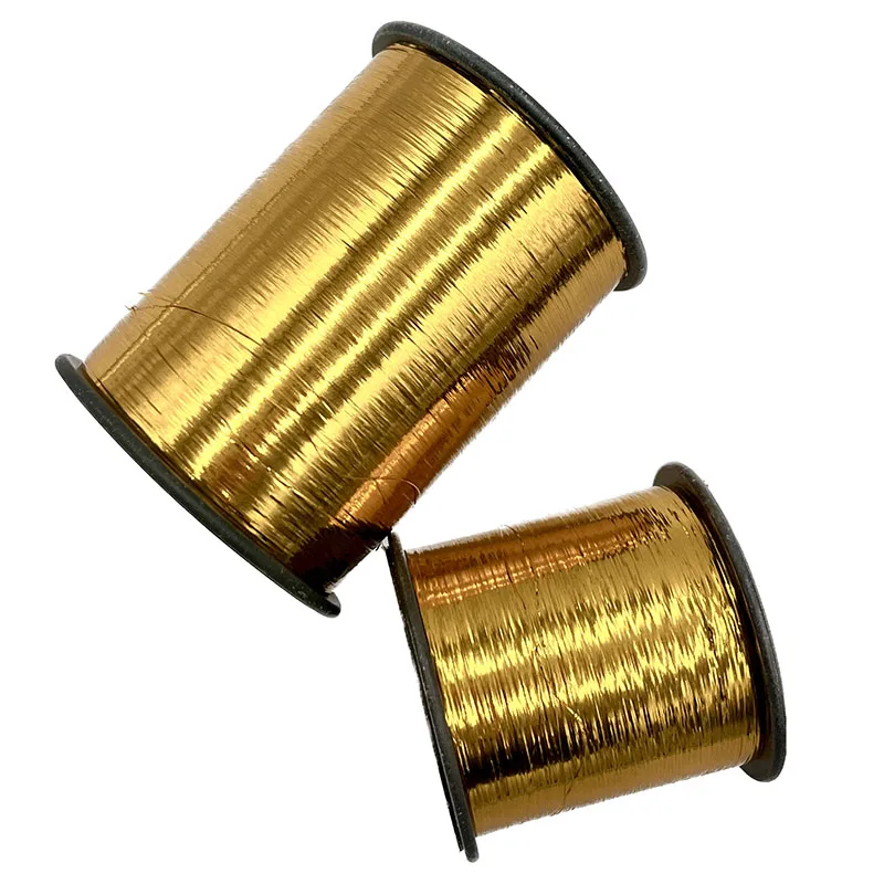 Chinese Big Packing N.W 300Grams M Type gold viscose thread metallic yarn