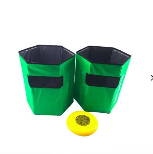 Outdoor Sports Games Folding Disc Toss Flying Disc Toss Dunk Game Set