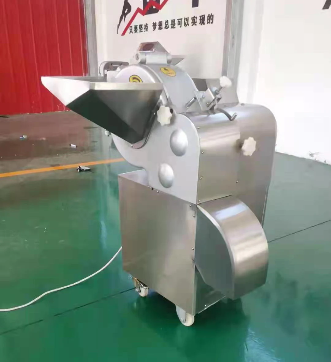 Fresh Boneless Chicken Breast Cube Dicer Dice Dicing Cutting Machine