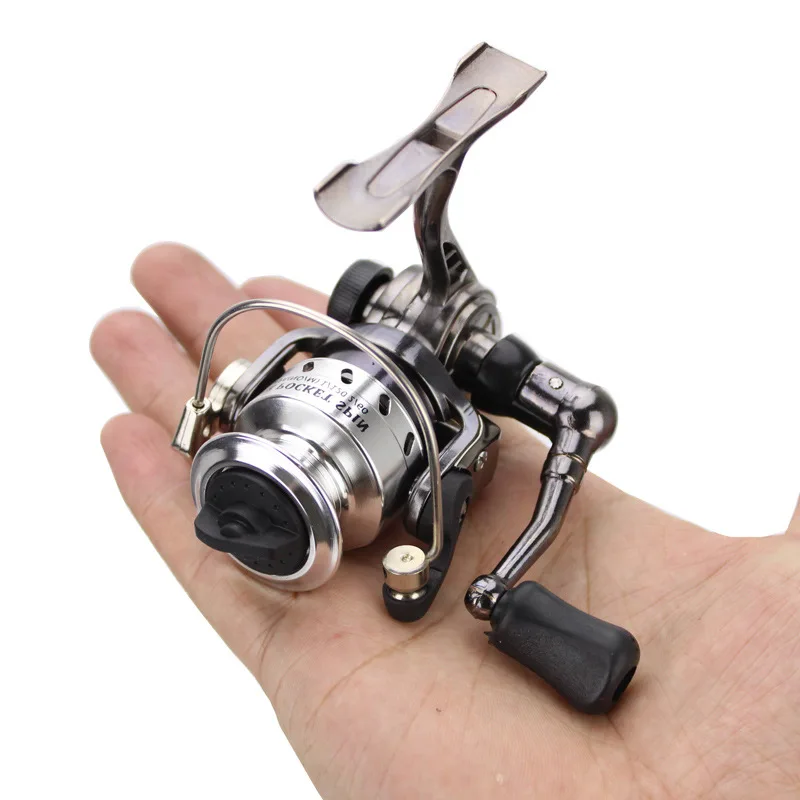 Spinning Fishing Rod Reel Freshwater Fishing Reel 2021 Popular 100# Mini Full Metal Zinc Alloy High Fishing 15 Days in Bulk 150g