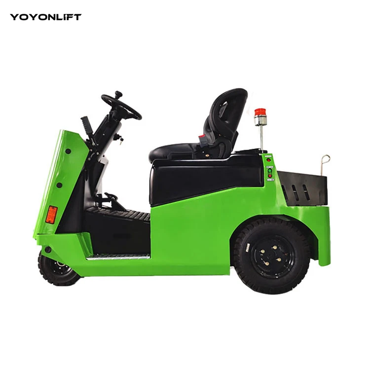 AC Electric Airport Baggage Logistics Cargo Tow Tractor 4ton(8800lb) Material Handling Equipment Airport Tow Tarctor