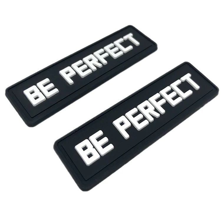Custom Sew On Rubber Patch Soft PVC Rubber Logo Patch