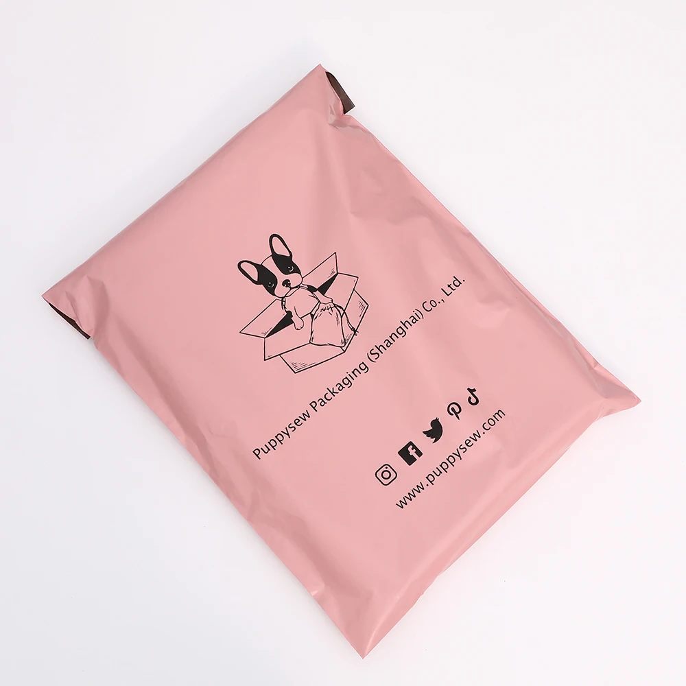 14x20inches Pink Poly Mailer Ready To Ship or Custom Logo Self Seal Plastic Shipping Bag Postage bag