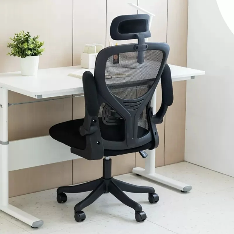 Foshan High quality black gold Swivel fabric mesh executive office chairs home office desk and chair