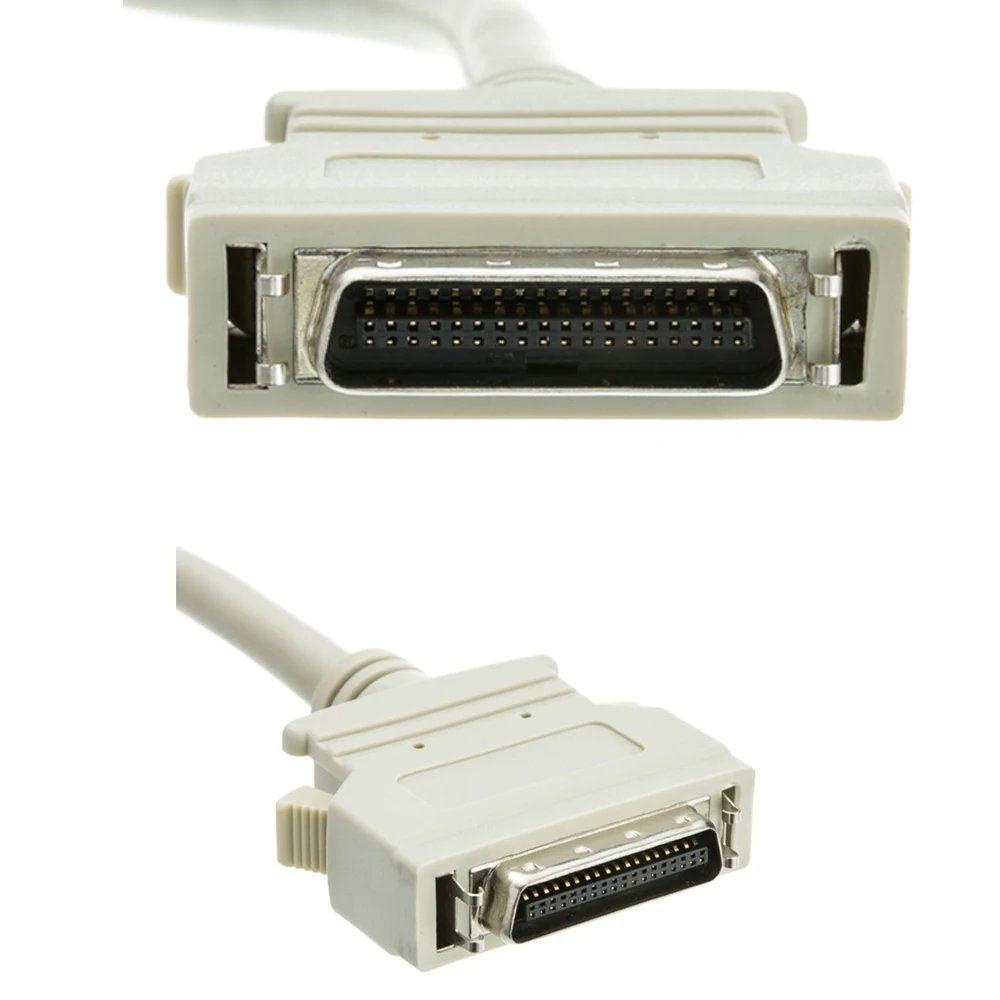 10 foot Bidirectional Printer Cable Centronics 36 (HPCN36) Male to Centronics 36 (CN36) Male, 18 Twisted Pairs, B/C Type