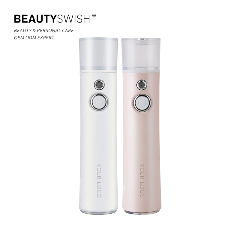 Electric Portable Ultrasonic Ozone Steamer Facial Sprayer Black Nano Mister