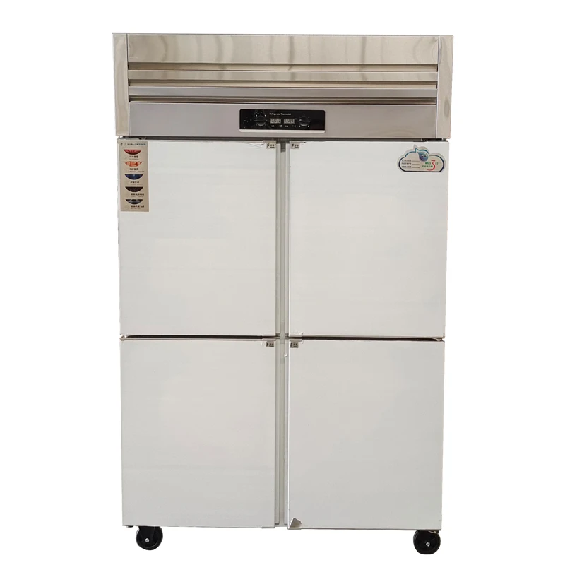 Commercial used upright 4 door fridge chest freezer for sale refrigerator refrigeration equipment