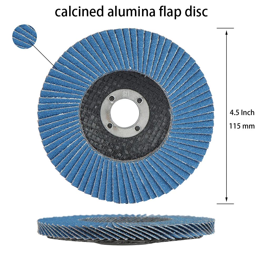 Zirconia Alumina Flap Disc 4 Inch Flap Wheels Abrasive For Grinding Stainless Steel Metal Factory direct sell