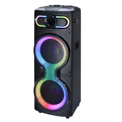 PA System Speakers Blue-tooth Dual 12inch Pro Audio Active Party Stereo Portable Wireless Outdoor Speaker Caixa De Som Portatil