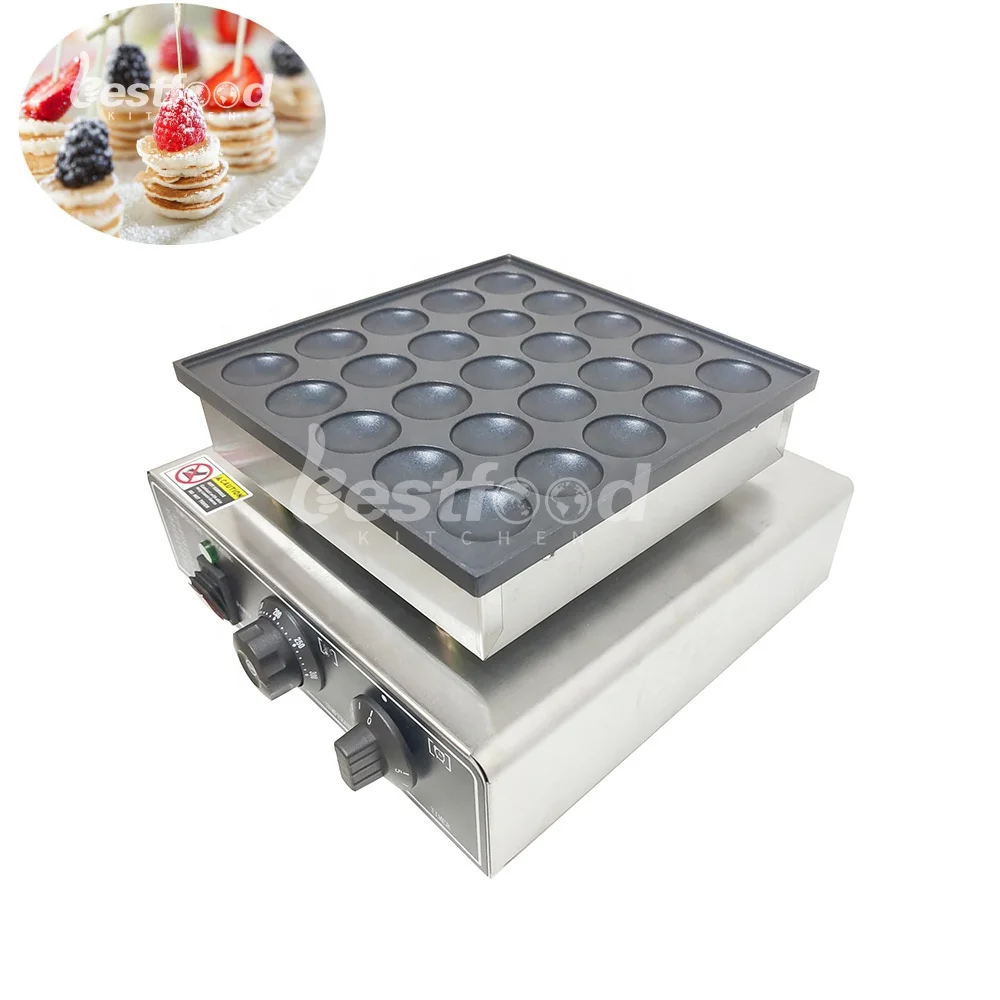 110V/220V Square Poffertjes Maker/ Holland Pancakes/ Nonstick Poffertjes Baking Machine