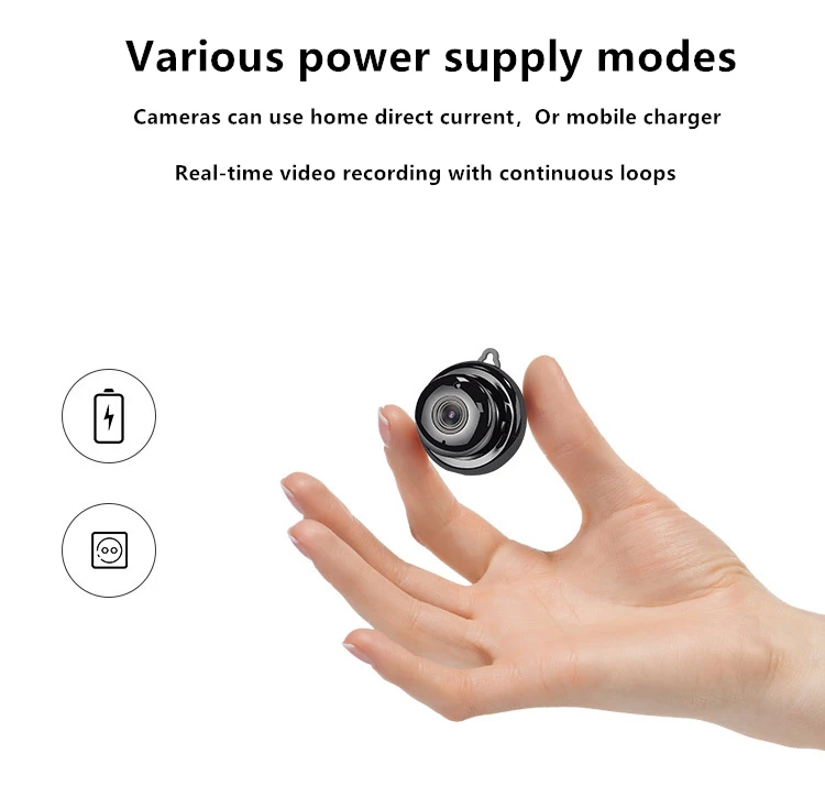 Mini WiFi Wireless 360EyeS Invisible CCTV IP 720P Video Alarm Night Vision Full HD Hidden Camera
