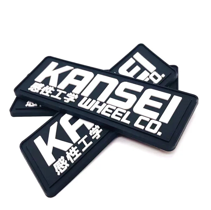 Custom Embossed 3D Silicone Soft PVC Rubber Patch