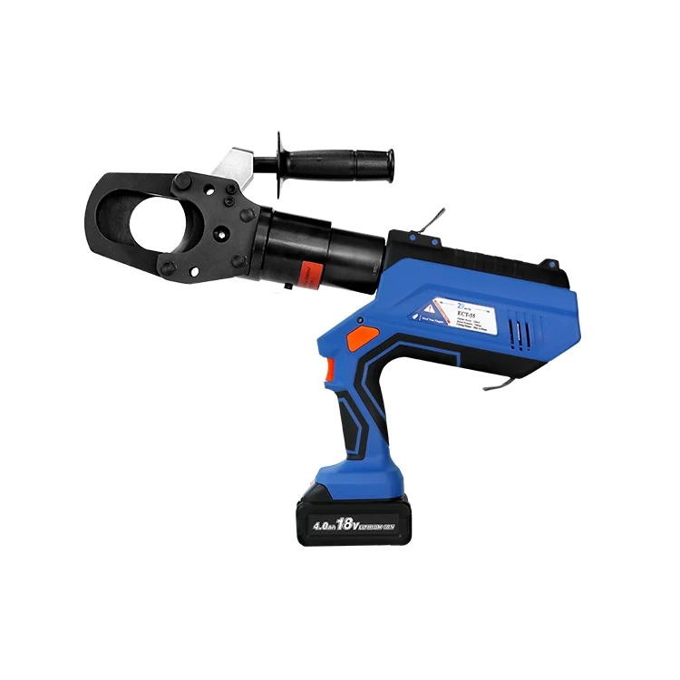 ECT-55  LCD 12T Portable Battery Powered Hydraulic Cutting Tool Wire Cable Cutter
