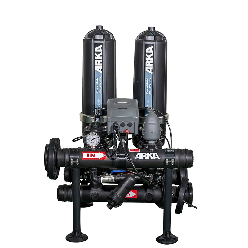 2 Inch 2 Unit T Type Automatic Backwash Disc Water Filtration System for Agriculture Irrigation