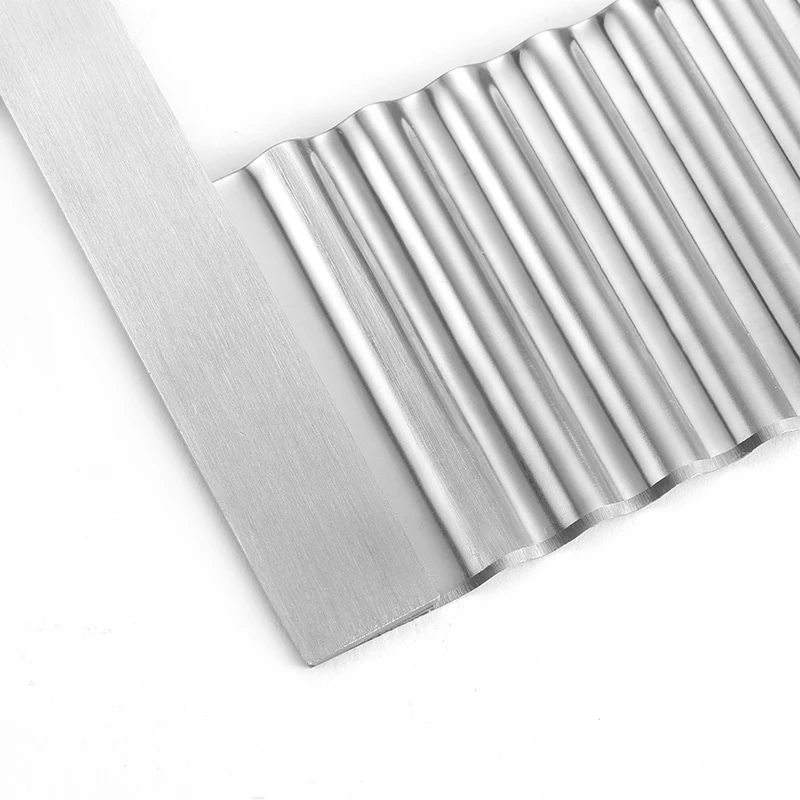 Stainless Steel Wavy Loaf Garnish Cake Dough Cutter Cutting Tool