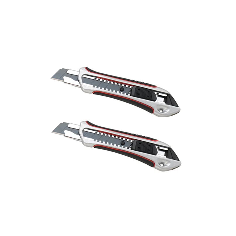 Walmart hot sales Zinc box cutter sliding blade utility safe snap off blade knife