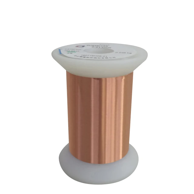 enamelled copper wire for winding motor 0.04 mm AWG46 2UEW