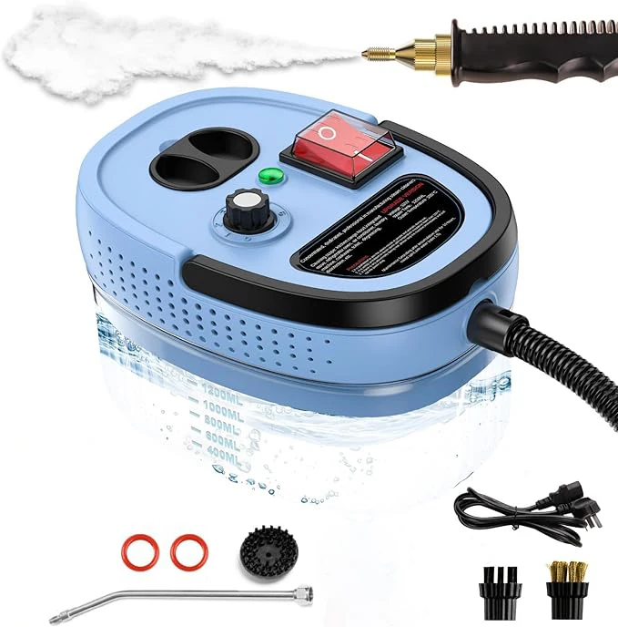 Pressurized Handheld Steam Cleaner Powerful Multi-Purpose Home Use Steamer for Cleaning