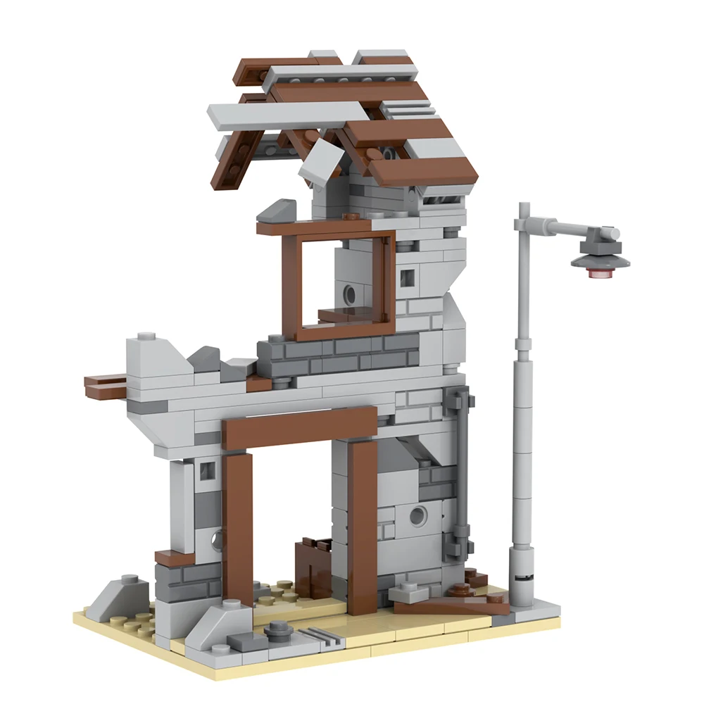 Wholesale Military Battlefield Ruins MOC MOOXI MOC5060 Blocks & Model Building Toys Bricks Promotional Toys Baseplate