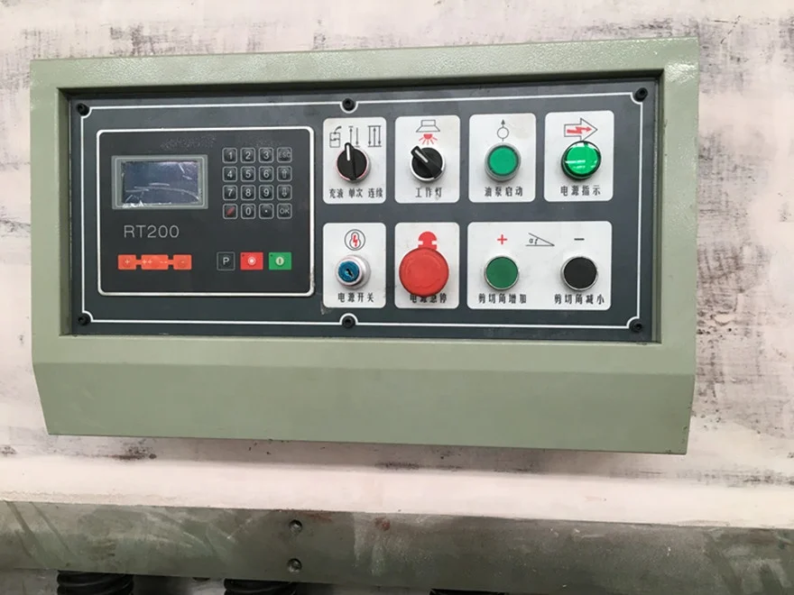 Guillotine shearing machine Stainless steel metal sheet iron plate sheet cutting machine