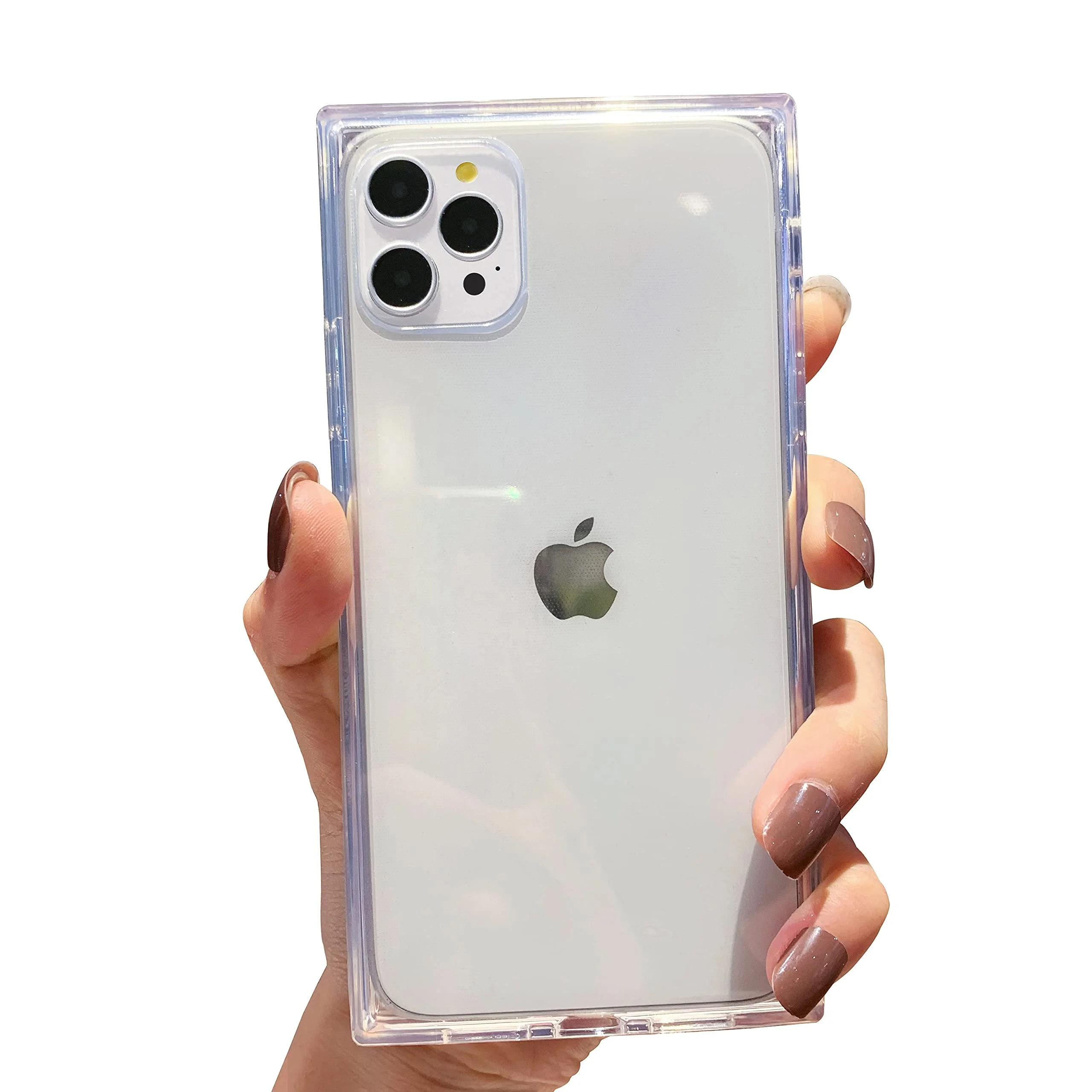 transparent bright colorful thin phone case for iPhone 6 6s 7 8  6 plus 7 plus 8 plus