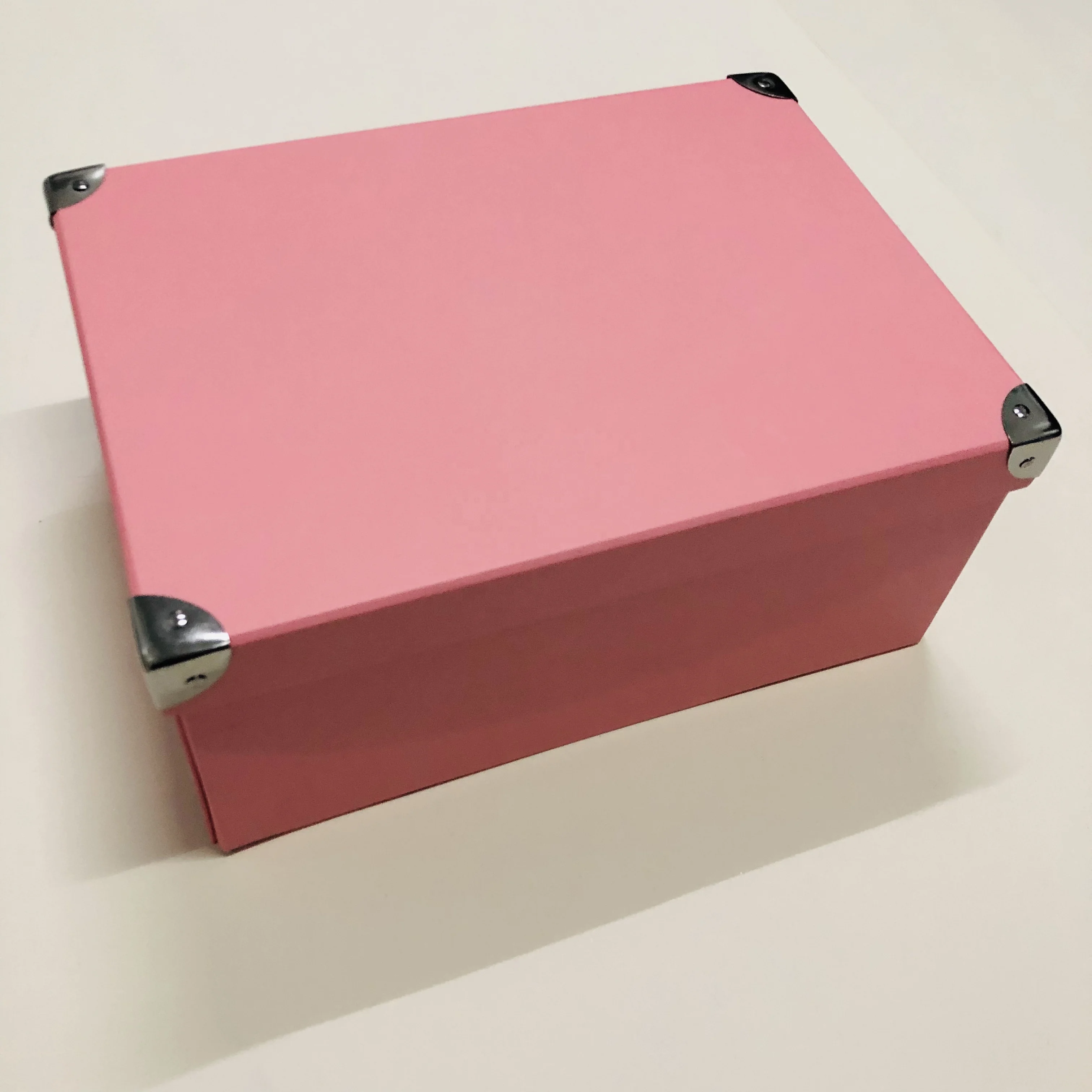 Custom Printed High Quality Cardboard Paper Storage Box And Bin With Handles Office And Household Organizer