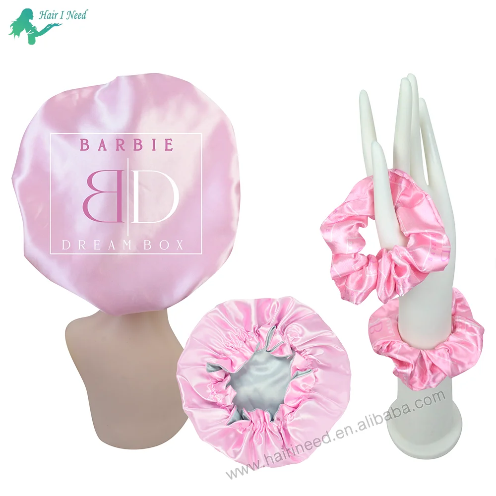 Wholesale Mommy And Me Zodiac Bonnets And Satin Hair Wraps Custom Logo Hair Bonnets Sleeping Cap Women Satin Silk Braid Bonnet