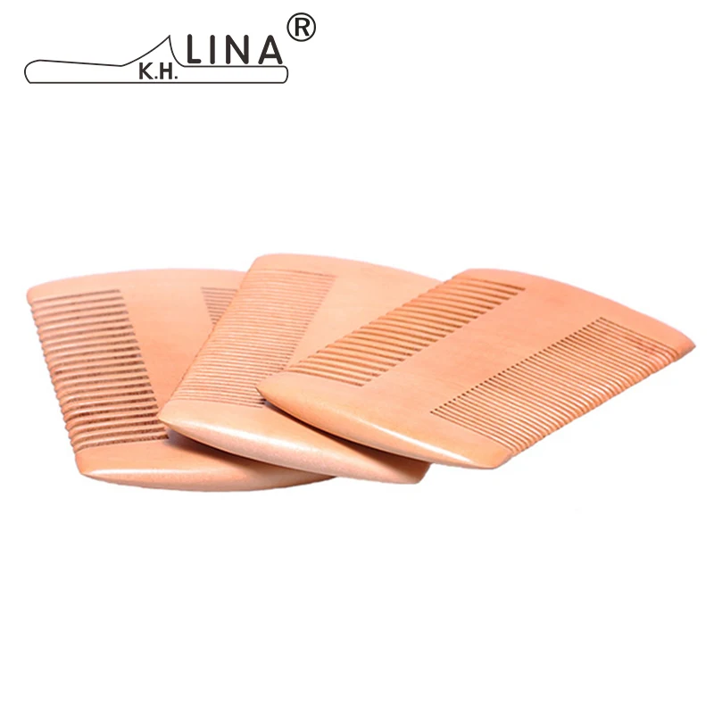 Personalized Mustache Hair Combs Wood Beard Comb For Men