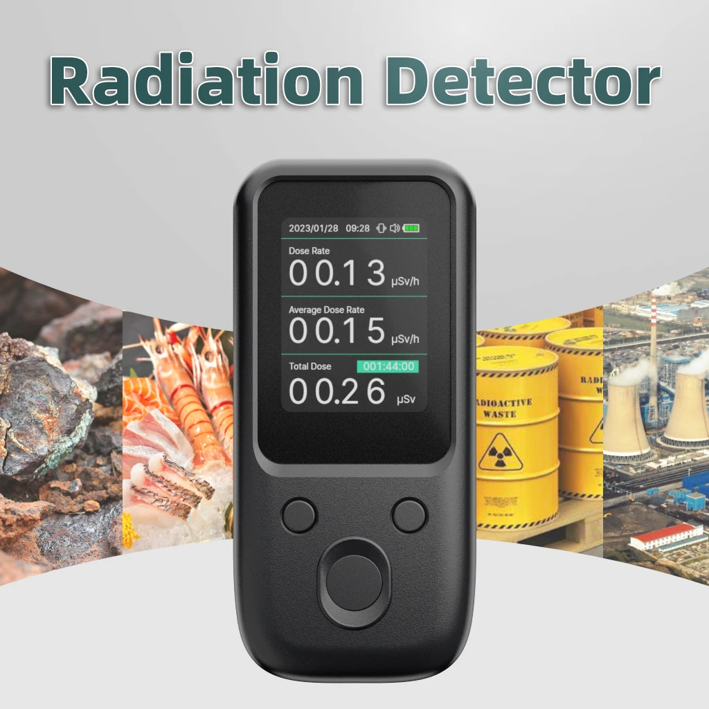 New Design Geiger Counter Tube portable radiation dosimeter personal radiation detector for Seafood