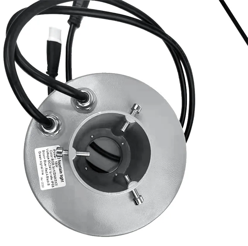 304LSS LED Underwater fountain light outdoor waterproof DMX512 donut IP68 waterproof 18pcs 2W RGB Floating LED Fountain Light