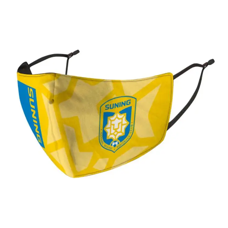 Фабричная индивидуальная накладка на лицо для детей и взрослых футбольной команды, Модная хлопковая накладка с принтом 3 D для игроков НФЛ