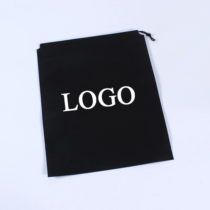 Fashional dust reusable non-woven drawstring shoe travel bag non woven dust bag cheap non woven drawstring shoe dust carrier bag