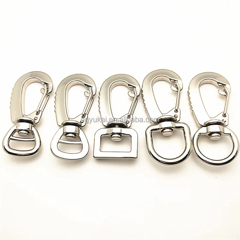 Factory Hot Selling zinc Alloy Lockable Swivel Carabiner For Hammocks