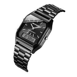 Hot Sale SANDA 747 Fashion Quartz Digital Watch Rectangle Personalized Sports Digital Watches Clock