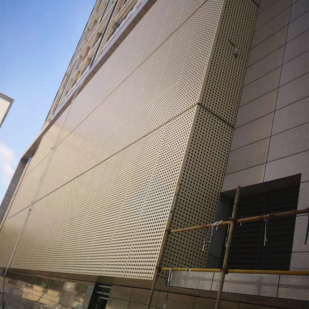 Foshan Metal Wall Cladding Aluminum Facade Decorative Wall Panel