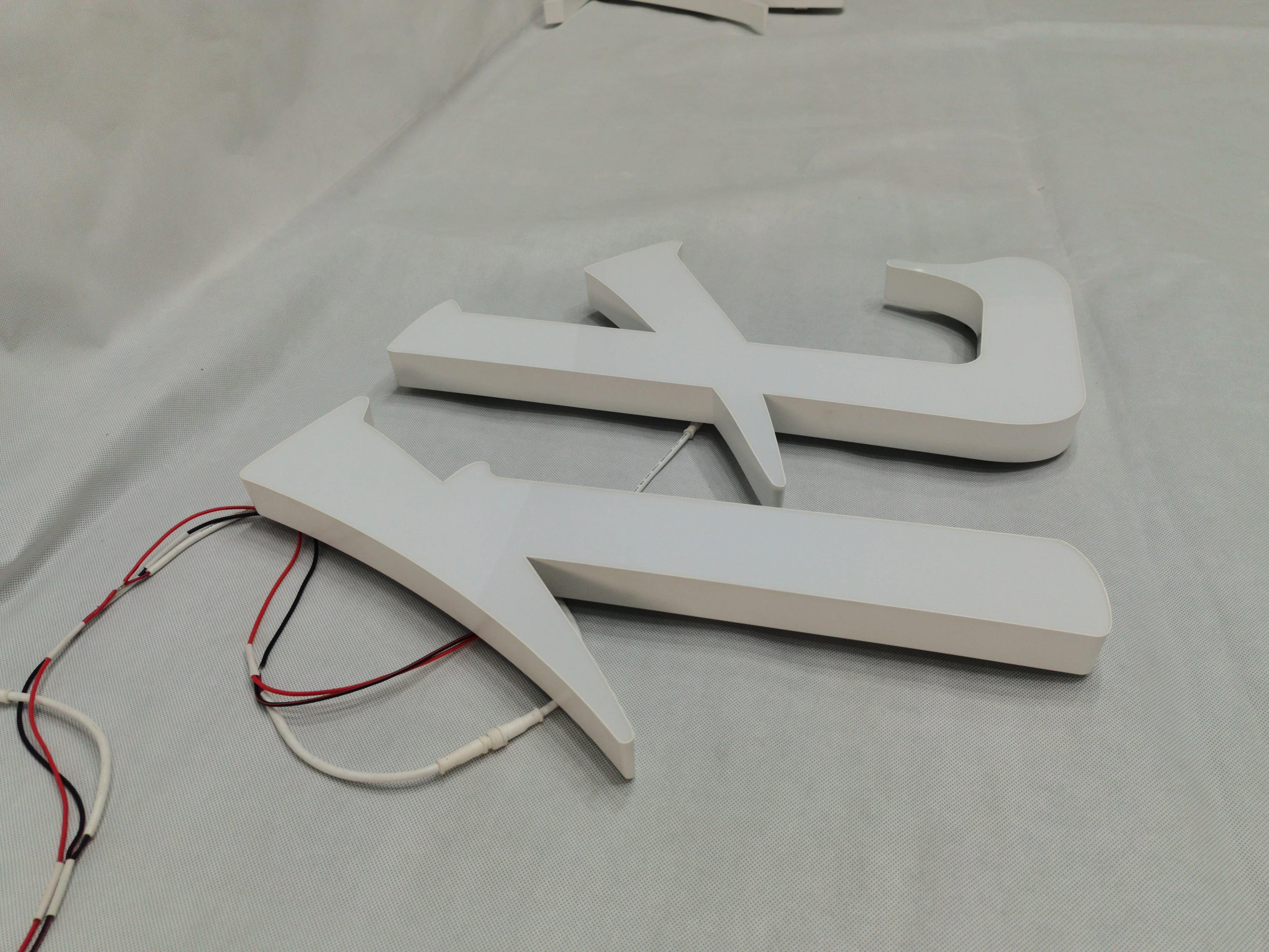 advertising led box display transparent acrylic letter beads