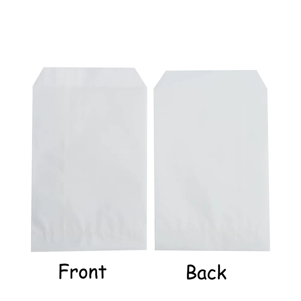 Wholesale 3x5 4x6 5x7 6x8 Inch 100 Pack Semi-transparent Small Flat Paper Bags Glassine Waxed Bags For Party Favor
