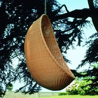 Adult Outdoor Swingasan Cocoon Macrame Swing Wicker Used Egg Rattan Hanging Chair