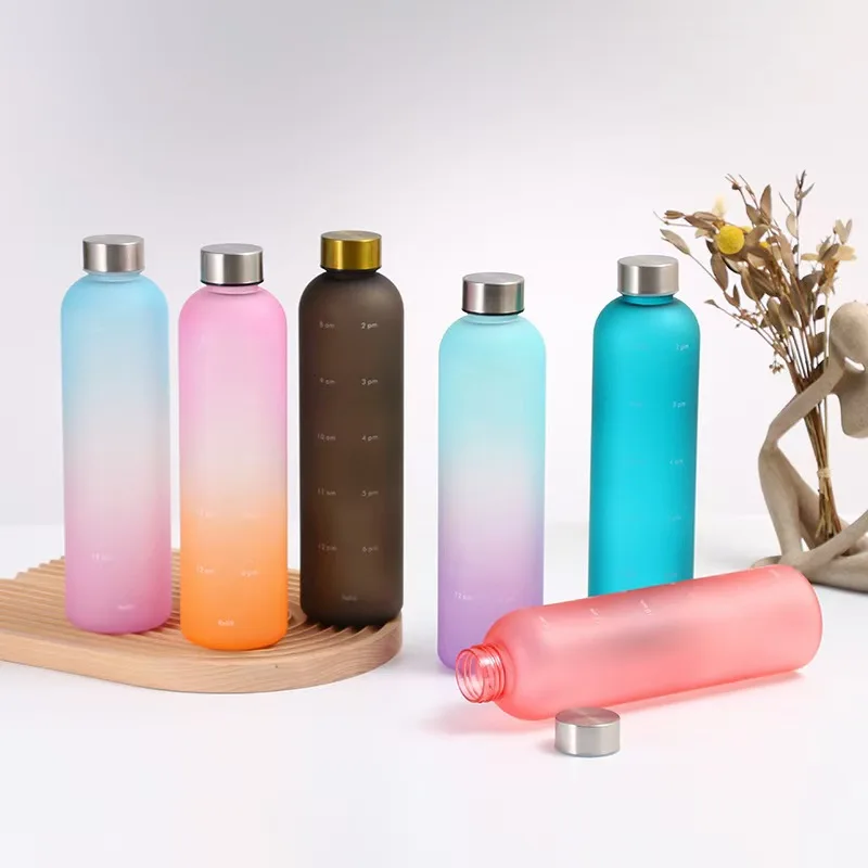 Water Cup Plastic Cup Stainless Steel Bottle Lid Plastic Water Bottle Design Colorful Water Bottle