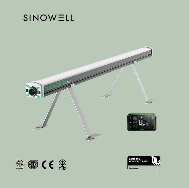 SINOWELL 2 8 umol/J полный спектр с регулируемой яркостью под навесом светодиодный светильник для выращивания в теплицах помещении