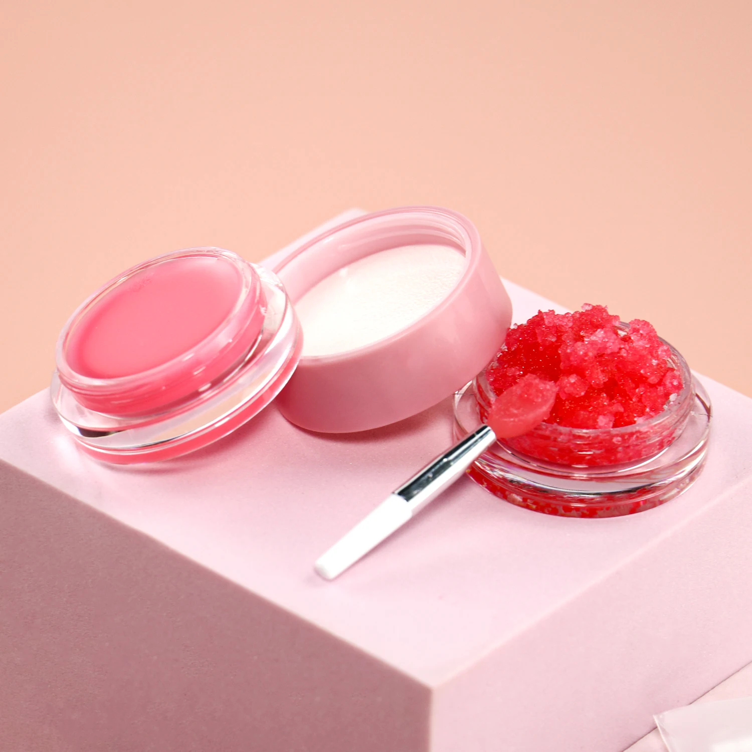 Private label balsamo labial custom lip balm private label 2 in 1 lip scrub and balm
