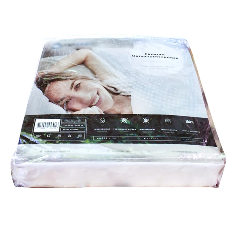 Hypoallergenic Bed Bug Proof Synthetic Fabric Waterproof Bed Mattress Cover Protector