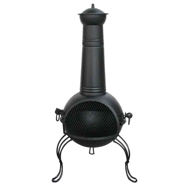Original Design  Cast Iron Fire Pit Wood Burning Chiminea Outdoor Fire Pit  Garden Chimenea Charcoal Patio Heater