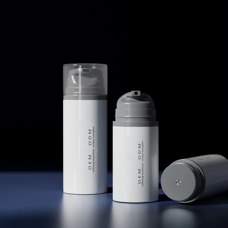 Cosmetic cleanser PP bomba sem ar 150ml airless pump bottle,50 ml 100 ml airless pump cosmetic bottle,airless pump 100 ml bottle