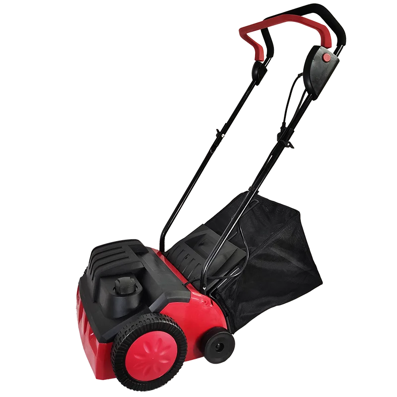 Electric Hand Push Lawn Scarifier 2 in 1 Scarifying Aerator Machine Garden Tools