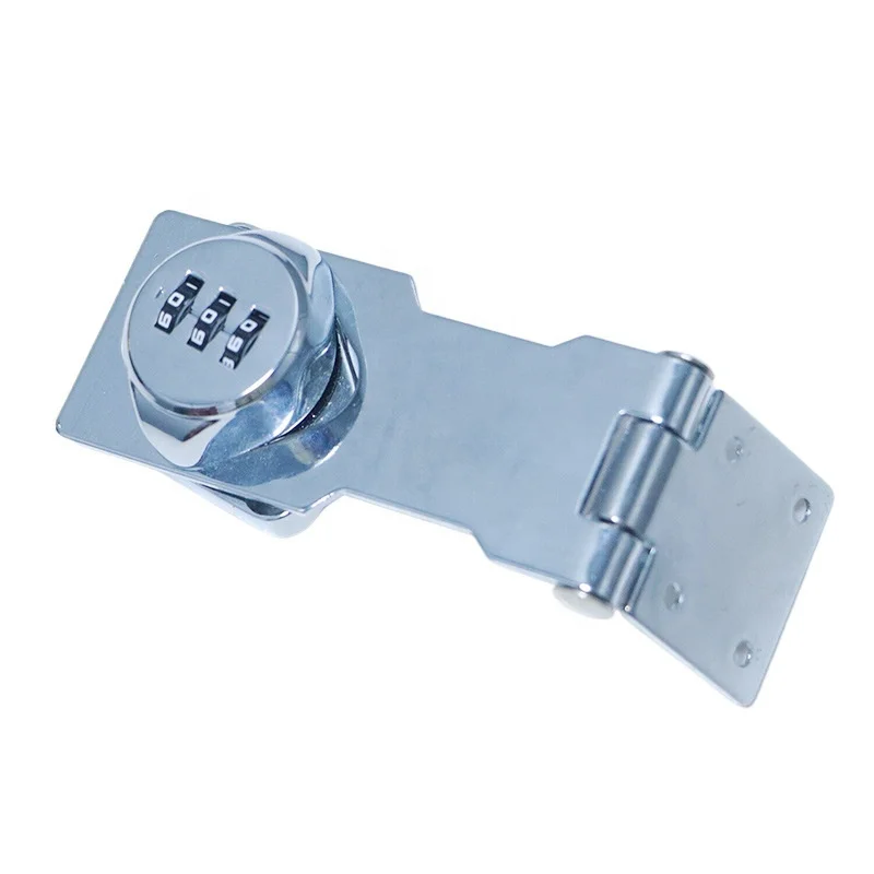 3-Digit Password Code Keyless Combination Wooden Cabinet Hasp Latch Lock Twist Knob Door Cupboard Drawer Gun-Safe Closet Box