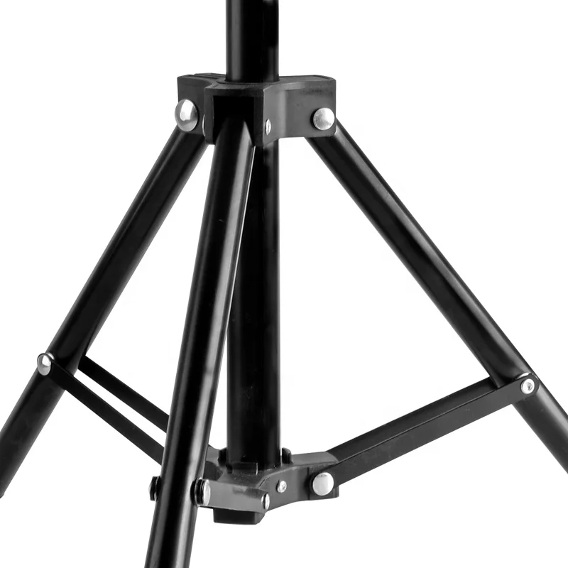 2m Light Stand with 1/4 Screw Head Phone Tripod Stand Camera Tripod for  LED Ring Light Photography Steel Tripod